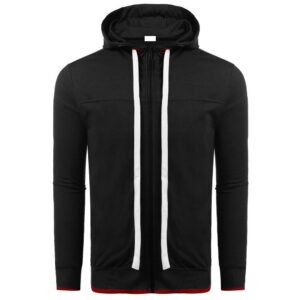 Black Casual Hoodie for men & women’s
