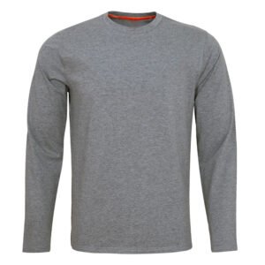 High Quality Grey Plain Full Sleeve T-Shirt