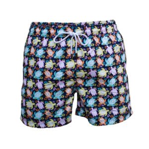 The Beach Turtle Black Swim Short
