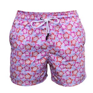 Top Quality Beach Turtle Pink Swim Short