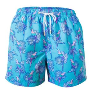 Sublimation Pedro Parrot Blue Swim Short