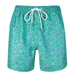 The Winking Prawn Green Swim Short