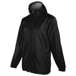 Black Hoody Custom Rugby Youth Stadium Jacket